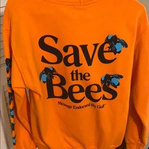 GOLF Save the Bees Safety Orange Hoodie Golf Wang